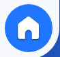 Una casa blanca en un círculo azul Descripción generada automáticamente